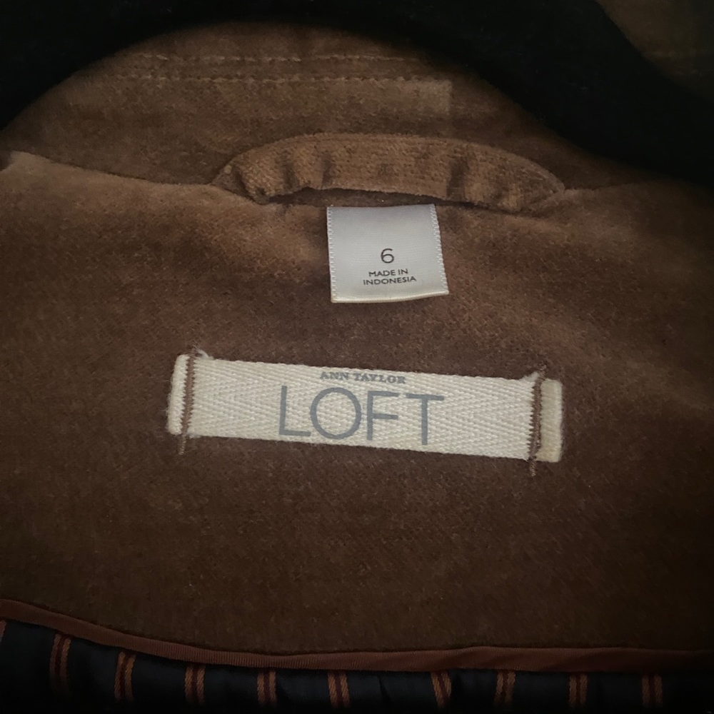 Loft velvet brown  blazer size 6